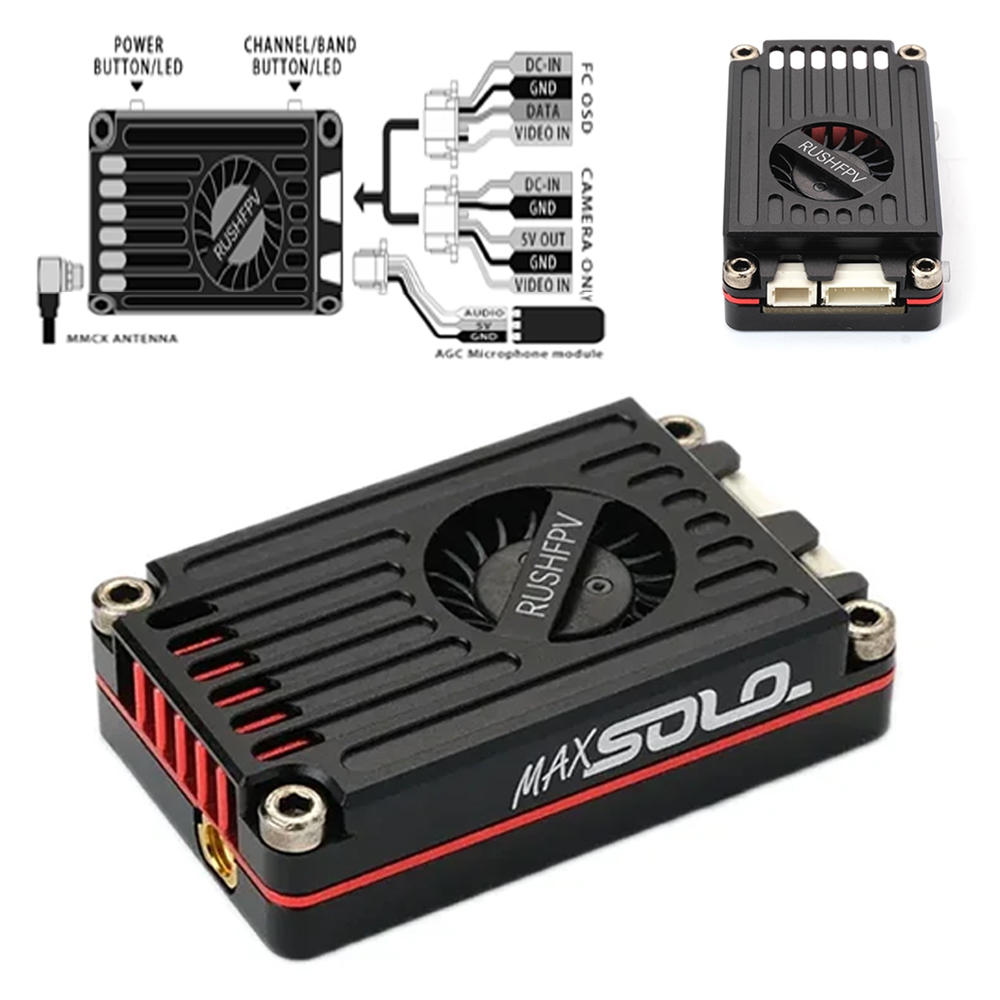 RUSHFPV RUSH MAX SOLO 5.8GHz 2 - Rushfpv Rush Max Solo 5.8G 2.5W Vtx incelemesi ve fiyatı