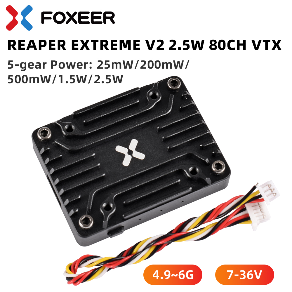 Foxeer 5.8g Reaper Extreme V2  - Foxeer Reaper Extreme 2.5W Vtx incelemesi ve fiyatı