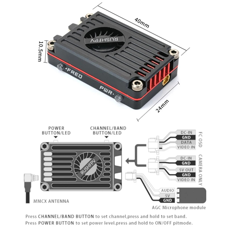 RUSH MAX SOLO 5.8 GHz 2.5 W VT - Rushfpv Rush Max Solo 5.8G 2.5W Vtx incelemesi ve fiyatı