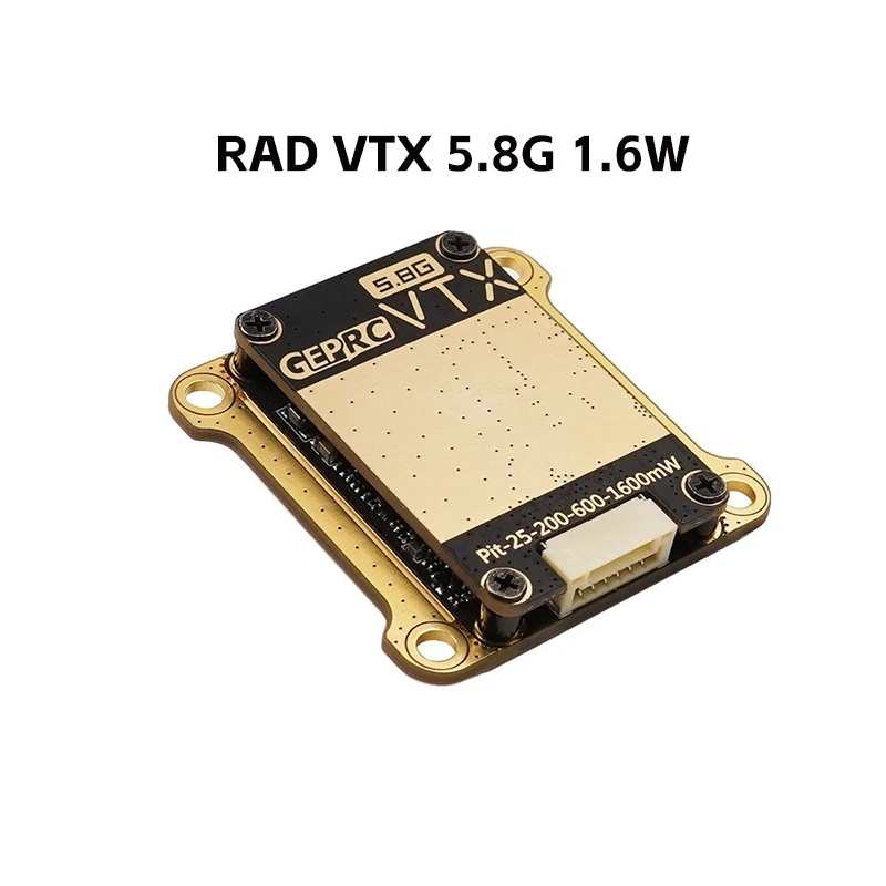 GEPRC RAD VTX 5.8G 1.6W 2.5W 4 - Geprc Rad Vtx 5.8G 2.5W incelemesi ve fiyatı