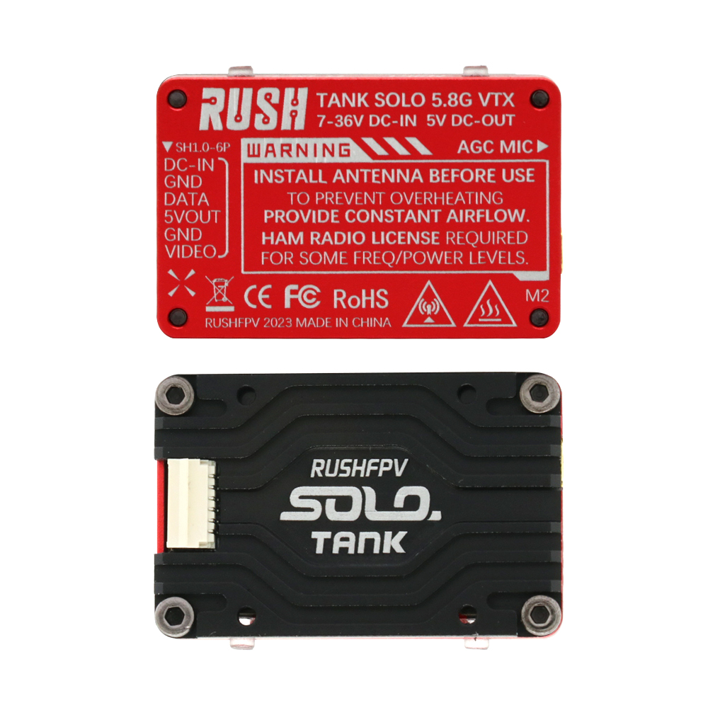 RUSH Solo Tank 5.8G VTX Video  - Foxeer Reaper Extreme 2.5W Vtx incelemesi ve fiyatı